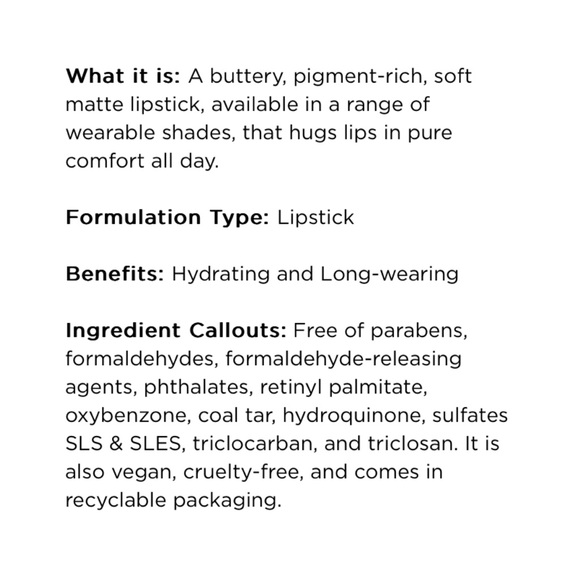 📉 $14 RARE BEAUTY Kind Words Matte Lipstick in ‘HUMBLE’ - .12 oz NIB - Picture 6 of 6